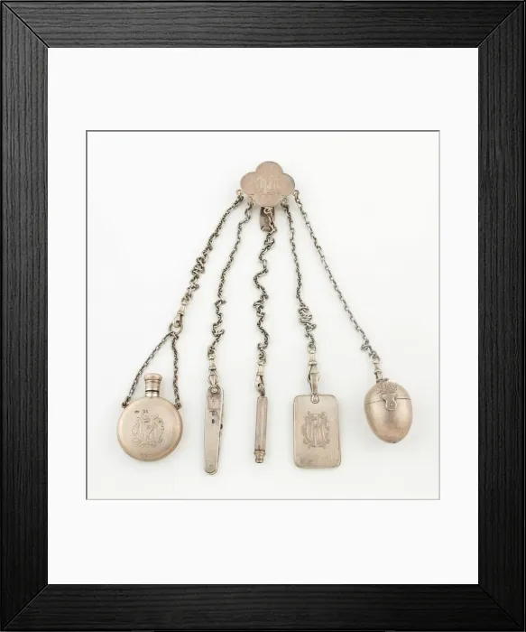 Framed Print : Chatelaine, London, 1882 / 86. Creator: Unknown Framed Print : Chatelaine, London, 1882 / 86. Creator: Unknown