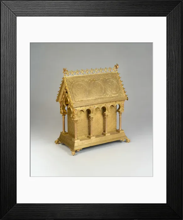 Framed Print : Reliquary, Paris, c. 1851. Creators: Eugene Emmanuel Viollet-le-Duc, Louis Bachelet Framed Print : Reliquary, Paris, c. 1851. Creators: Eugene Emmanuel Viollet-le-Duc, Louis Bachelet