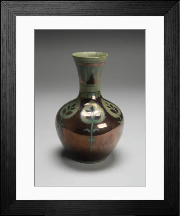 Framed Print : Vase, England, 1890 / 1900. Creator: William de Morgan Framed Print : Vase, England, 1890 / 1900. Creator: William de Morgan