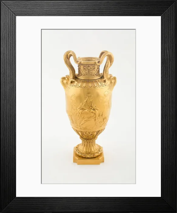 Framed Print : Vase with Sacrifice Scene, France, Early to mid 19th century Framed Print : Vase with Sacrifice Scene, France, Early to mid 19th century