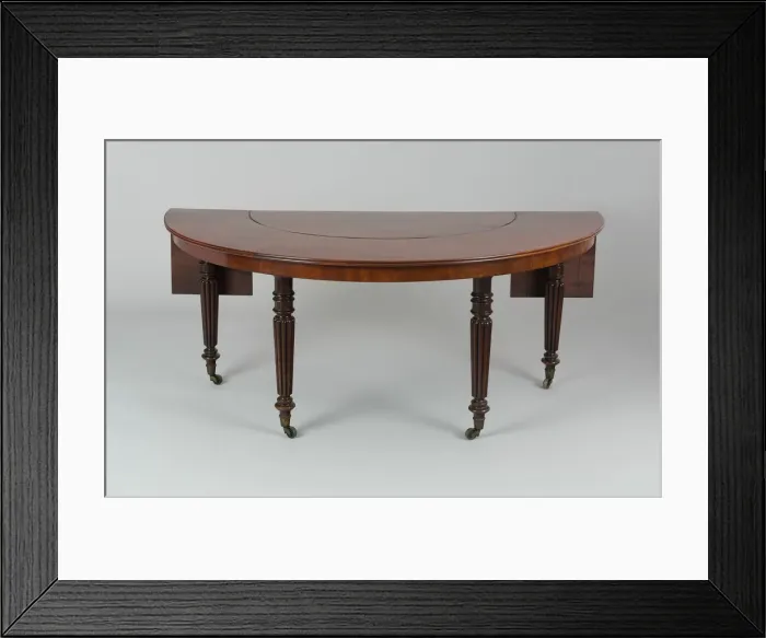 Framed Print : Wine Tasting Table, Irish Republic, 19th century. Creator: Unknown Framed Print : Wine Tasting Table, Irish Republic, 19th century. Creator: Unknown