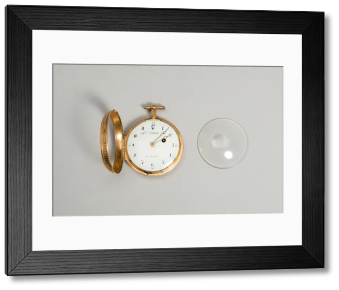 Framed Print : Watch, Switzerland, Late 18th to early 19th century. Creator: Unknown Framed Print : Watch, Switzerland, Late 18th to early 19th century. Creator: Unknown