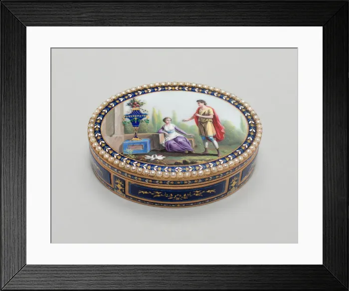 Framed Print : Snuff Box, Switzerland, Late 18th century. Creator: Unknown Framed Print : Snuff Box, Switzerland, Late 18th century. Creator: Unknown