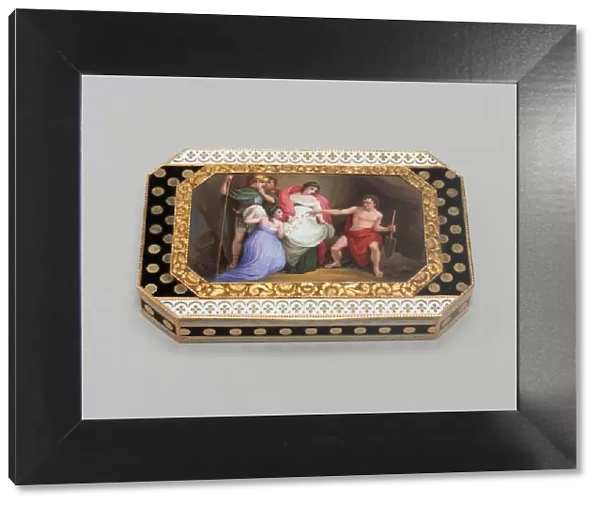 Snuff Box with a Mythological Scene, Switzerland, c. 1814. Creator: Unknown