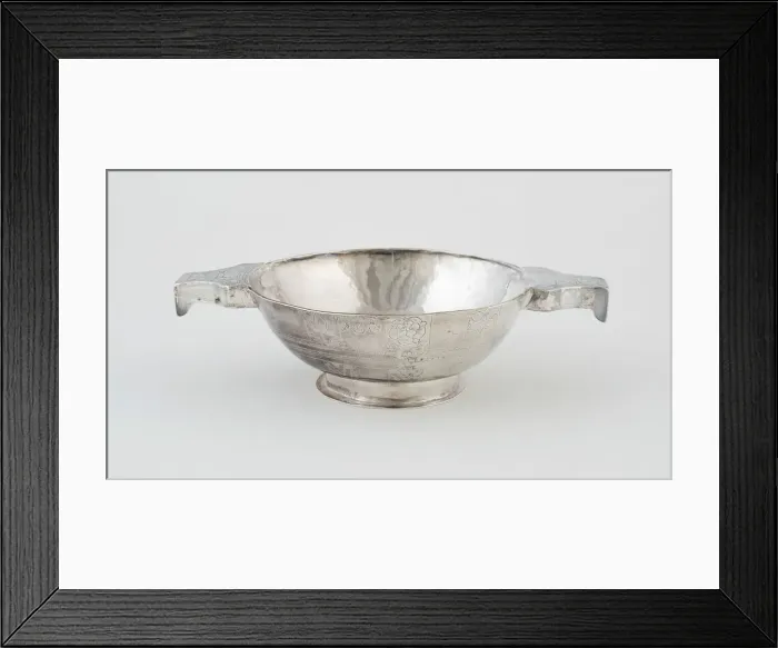 Framed Print : Quaich, Glasgow, c. 1670. Creator: Unknown Framed Print : Quaich, Glasgow, c. 1670. Creator: Unknown