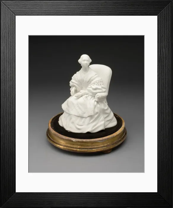 Framed Print : Queen Victoria, London, 1840-1853. Creator: The Chenies Street Biscuit Porcelain Framed Print : Queen Victoria, London, 1840-1853. Creator: The Chenies Street Biscuit Porcelain