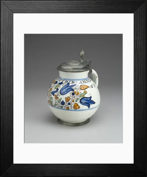 Framed Print : Jug, Hungary, 1668. Creator: Unknown Framed Print : Jug, Hungary, 1668. Creator: Unknown