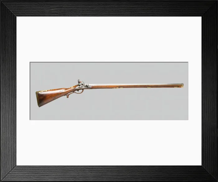 Framed Print : Flintlock Fowling Gun, Germany, c. 1770. Creator: Karl Starek Framed Print : Flintlock Fowling Gun, Germany, c. 1770. Creator: Karl Starek
