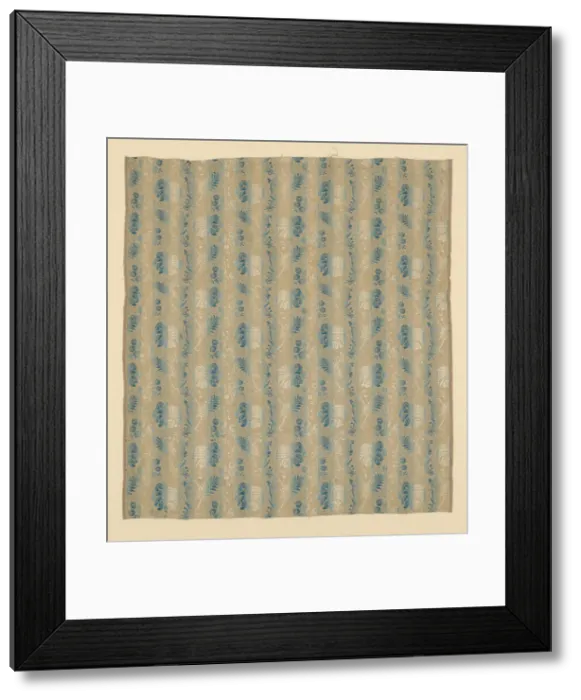 Framed Print : Panel, Spitalfields, 1755 / 59. Creator: Unknown Framed Print : Panel, Spitalfields, 1755 / 59. Creator: Unknown
