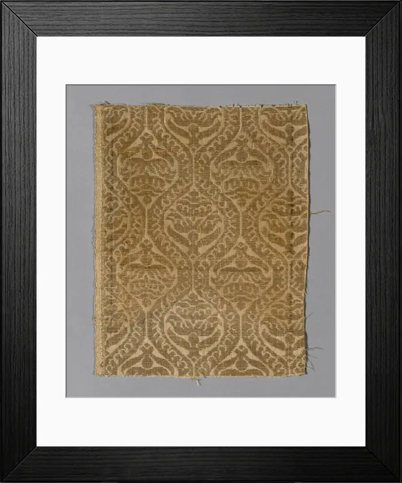 Framed Print : Fragment, Spain, 1600 / 1650. Creator: Unknown Framed Print : Fragment, Spain, 1600 / 1650. Creator: Unknown