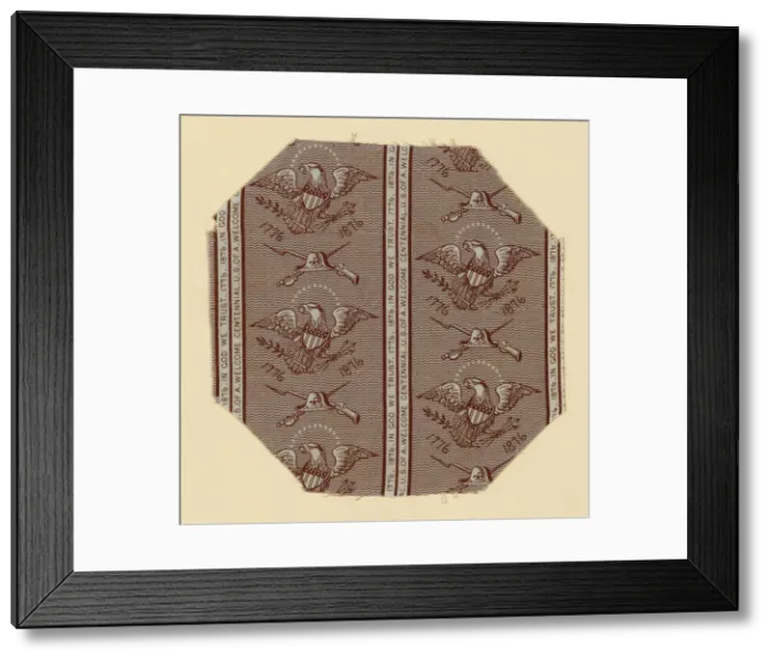 Framed Print : Fragment, United States, 19th century. Creator: Unknown Framed Print : Fragment, United States, 19th century. Creator: Unknown