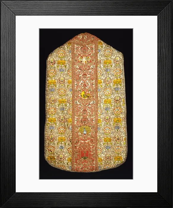 Framed Print : Chasuble, Italy, 1601 / 75. Creator: Unknown Framed Print : Chasuble, Italy, 1601 / 75. Creator: Unknown