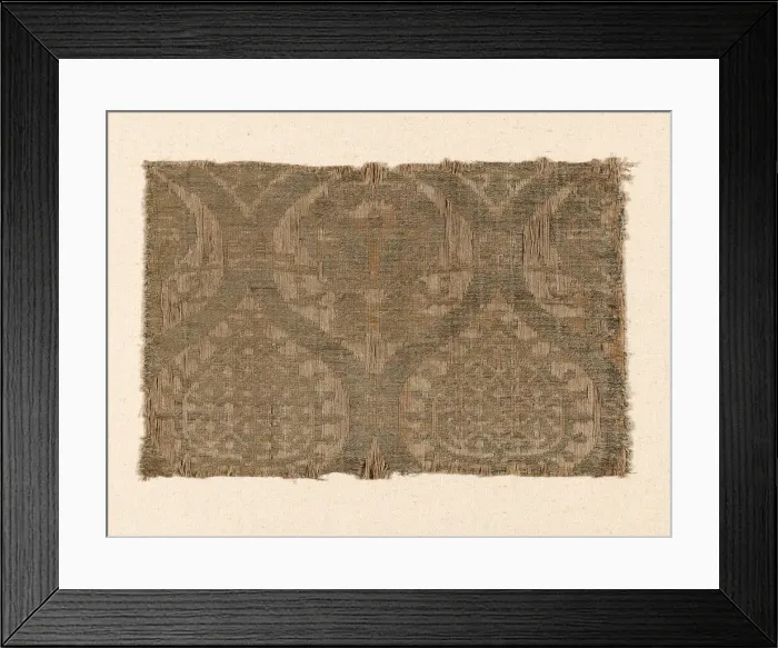 Framed Print : Fragment, Spain, 13th century. Creator: Unknown Framed Print : Fragment, Spain, 13th century. Creator: Unknown