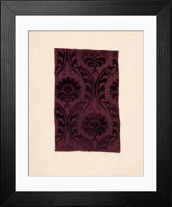 Framed Print : Fragment, Italy, c. 1410. Creator: Unknown