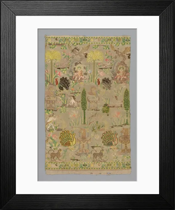 Framed Print : Panel, Portugal, c. 1700. Creator: Unknown Framed Print : Panel, Portugal, c. 1700. Creator: Unknown