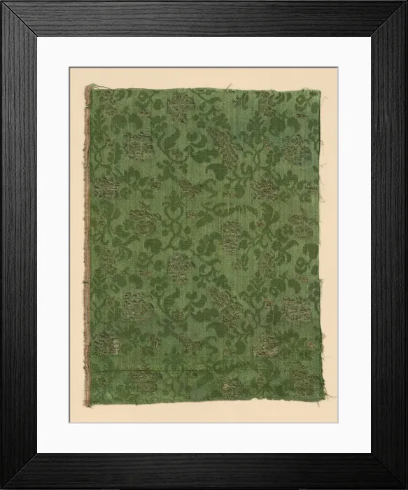 Framed Print : Fragment, Italy, c. 1700. Creator: Unknown Framed Print : Fragment, Italy, c. 1700. Creator: Unknown