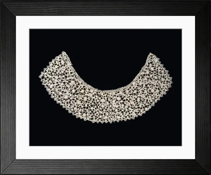 Framed Print : Collar (Made from a Border), Venice, Late 17th century. Creator: Unknown Framed Print : Collar (Made from a Border), Venice, Late 17th century. Creator: Unknown