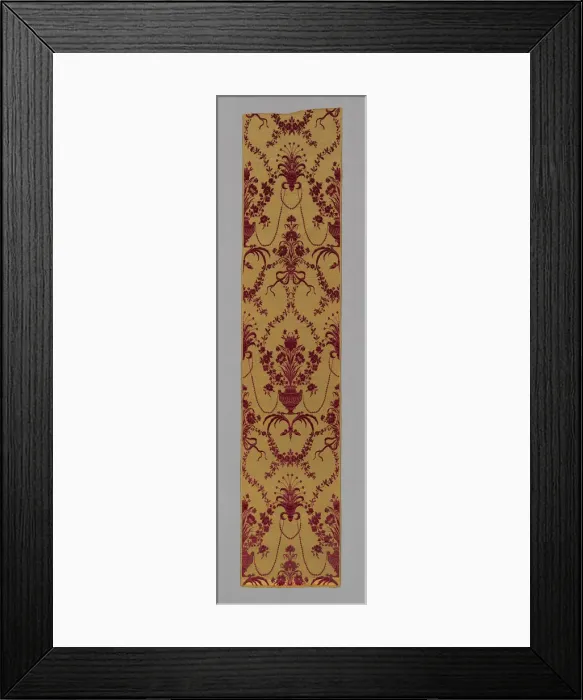 Framed Print : Panel (Formerly Used as a Wallcovering), Italy, 1775 / 85. Creator: Unknown Framed Print : Panel (Formerly Used as a Wallcovering), Italy, 1775 / 85. Creator: Unknown