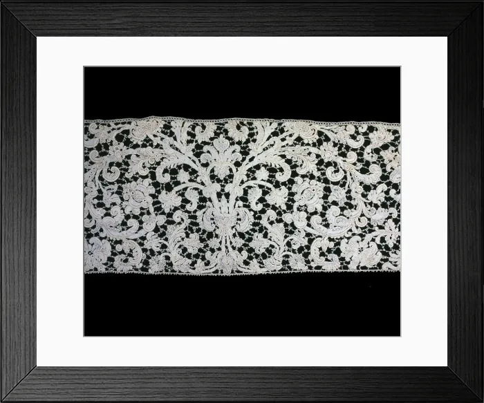 Framed Print : Flounce, Italy, 1660 / 80. Creator: Unknown Framed Print : Flounce, Italy, 1660 / 80. Creator: Unknown