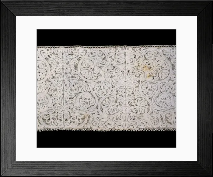 Framed Print : Flounce, Milan, 1701 / 50. Creator: Unknown Framed Print : Flounce, Milan, 1701 / 50. Creator: Unknown