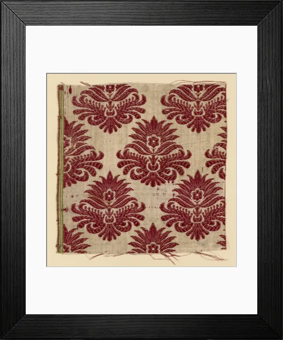 Framed Print : Fragment, Spain, 17th century. Creator: Unknown Framed Print : Fragment, Spain, 17th century. Creator: Unknown