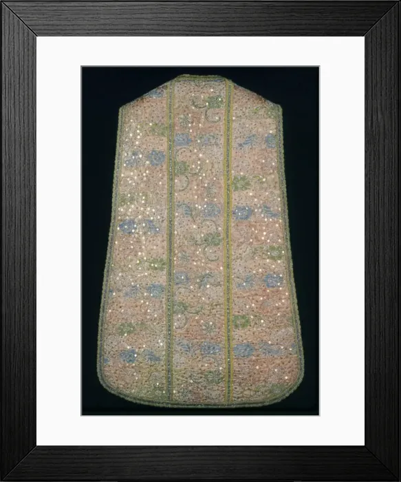Framed Print : Chasuble, Italy, 1675 / 1725. Creator: Unknown Framed Print : Chasuble, Italy, 1675 / 1725. Creator: Unknown