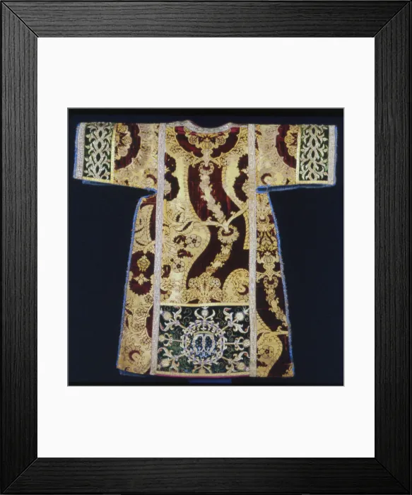 Framed Print : Two Dalmatics, Spain, Late 15th / early 16th century (cuffs and apparels: late 15th century Framed Print : Two Dalmatics, Spain, Late 15th / early 16th century (cuffs and apparels: late 15th century