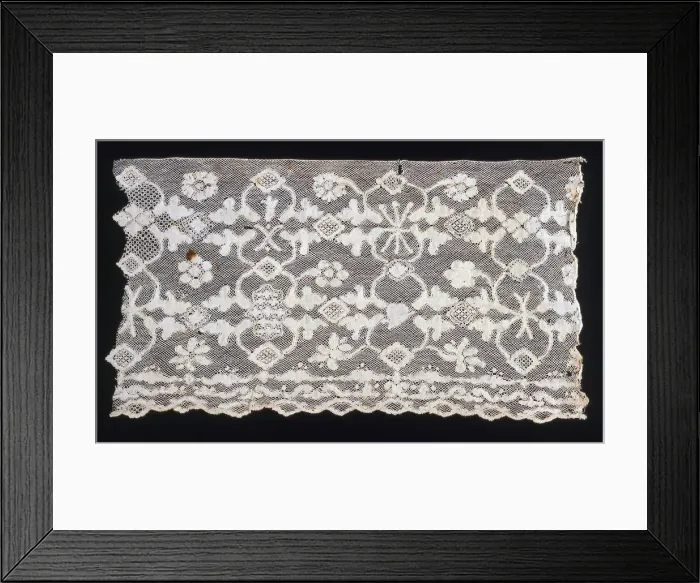 Framed Print : Possibly a Sash, Burano, 1780s. Creator: Unknown Framed Print : Possibly a Sash, Burano, 1780s. Creator: Unknown