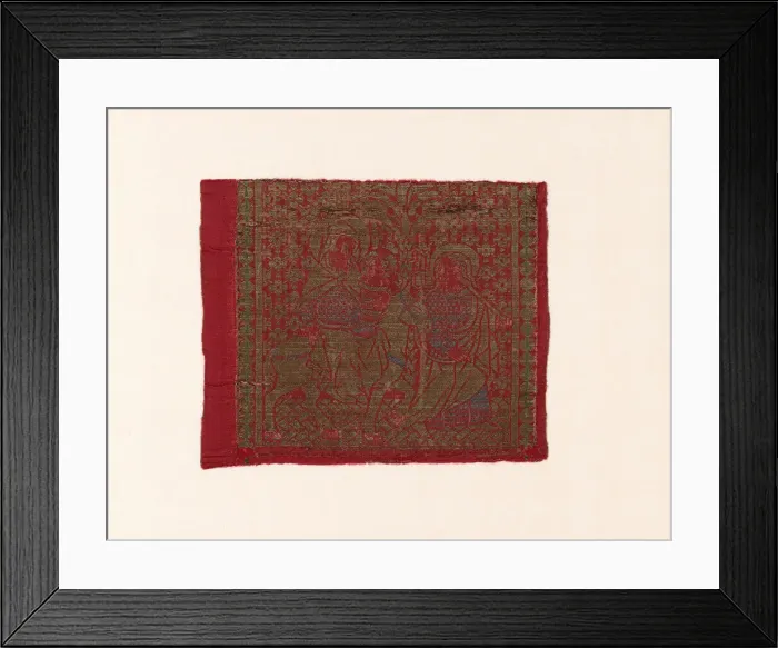 Framed Print : Orphrey Fragment, Florence, 1450 / 1500. Creator: Unknown Framed Print : Orphrey Fragment, Florence, 1450 / 1500. Creator: Unknown