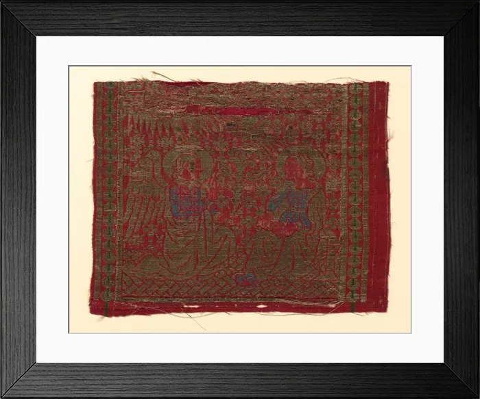 Framed Print : Fragment (From an Orphrey Band), Florence, 1450  /  1500. Creator: Unknown