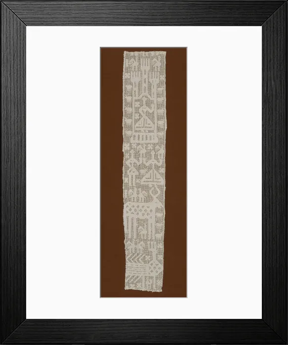 Framed Print : Part of a Valance, Italy, Probably 1650 / 1700. Creator: Unknown Framed Print : Part of a Valance, Italy, Probably 1650 / 1700. Creator: Unknown