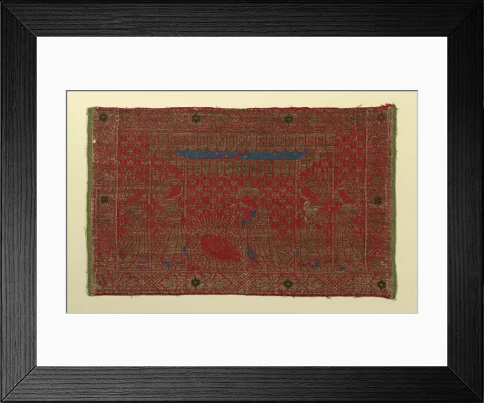 Framed Print : Orphrey Panel (Depicting the Nativity), Florence, 1450 / 1500. Creator: Unknown Framed Print : Orphrey Panel (Depicting the Nativity), Florence, 1450 / 1500. Creator: Unknown