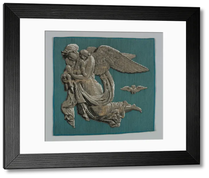 Framed Print : Panel Entitled Night, England, 19th century. Creator: Unknown Framed Print : Panel Entitled Night, England, 19th century. Creator: Unknown