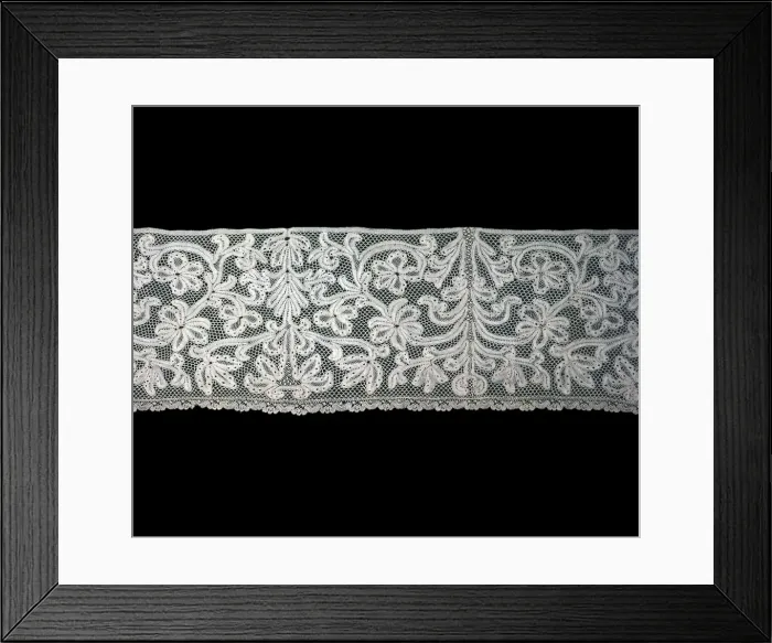 Framed Print : Flounce, Italy, 1701 / 50. Creator: Unknown Framed Print : Flounce, Italy, 1701 / 50. Creator: Unknown
