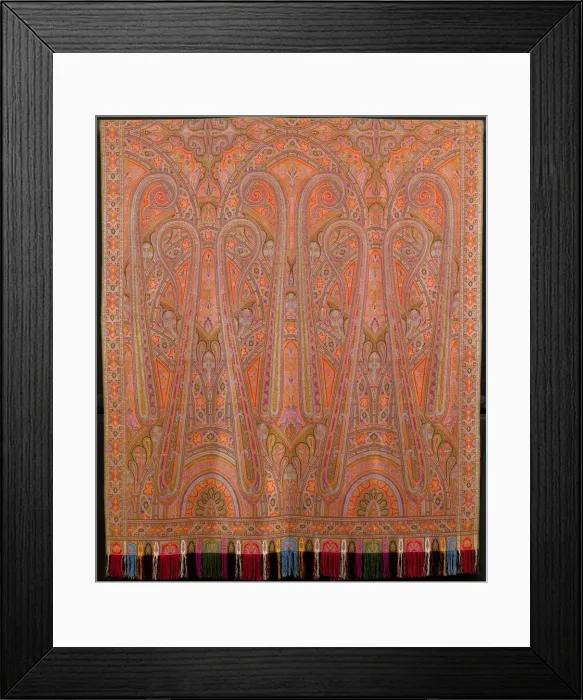 Framed Print : Shawl, Norwich, Late 19th century. Creator: Clabburn, Sons and Crisp Framed Print : Shawl, Norwich, Late 19th century. Creator: Clabburn, Sons and Crisp