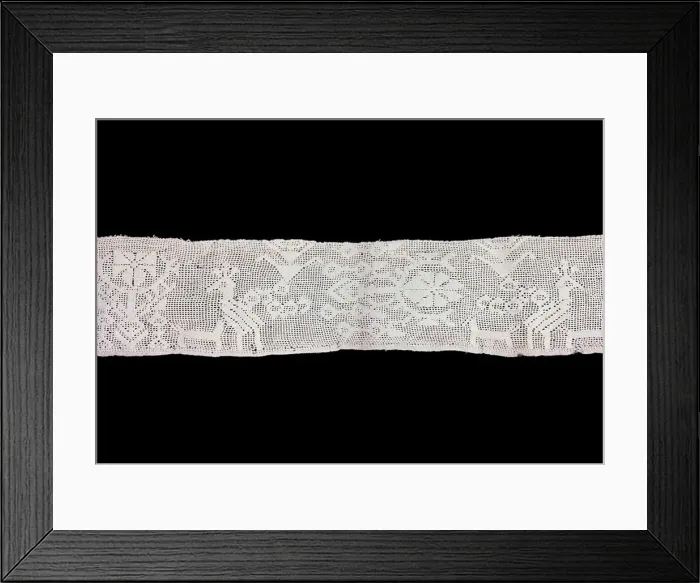 Framed Print : Border (From a Cover), Southern Italy, Probably 1701 / 50. Creator: Unknown Framed Print : Border (From a Cover), Southern Italy, Probably 1701 / 50. Creator: Unknown
