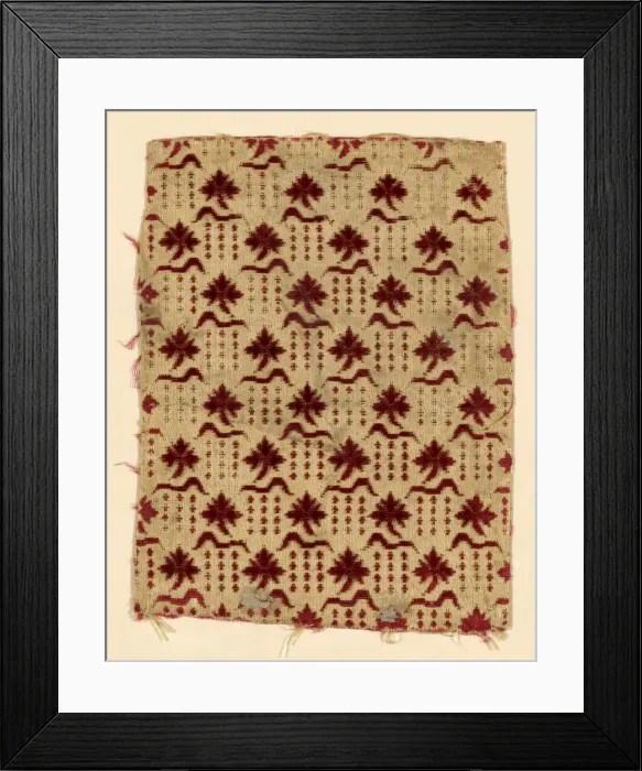 Framed Print : Fragment, Spain, 18th century. Creator: Unknown Framed Print : Fragment, Spain, 18th century. Creator: Unknown