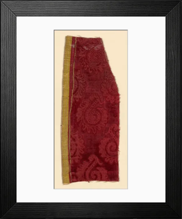 Framed Print : Fragment, Spain, Early 17th century. Creator: Unknown Framed Print : Fragment, Spain, Early 17th century. Creator: Unknown