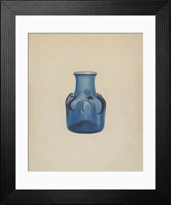 Framed Print : Vase, c. 1938. Creator: Isidore Steinberg Framed Print : Vase, c. 1938. Creator: Isidore Steinberg