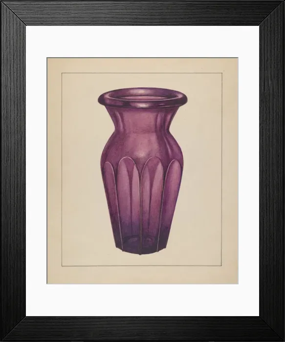 Framed Print : Vase, c. 1938. Creator: Isidore Steinberg Framed Print : Vase, c. 1938. Creator: Isidore Steinberg