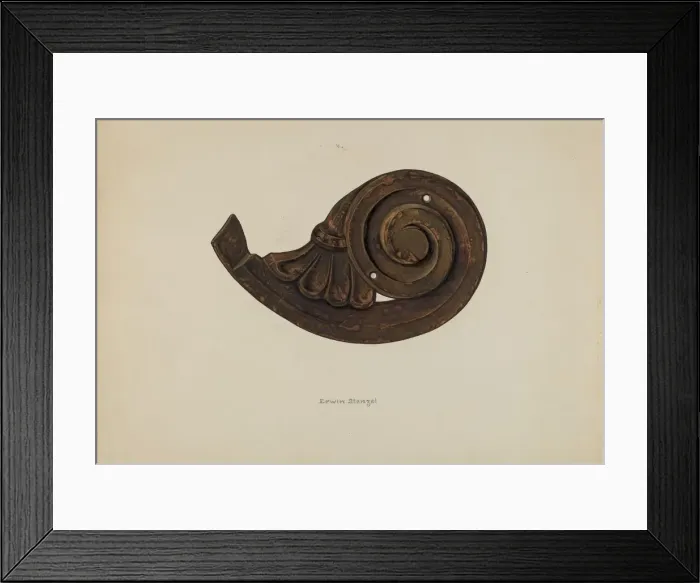 Framed Print : Scroll, c. 1938. Creator: Erwin Stenzel Framed Print : Scroll, c. 1938. Creator: Erwin Stenzel