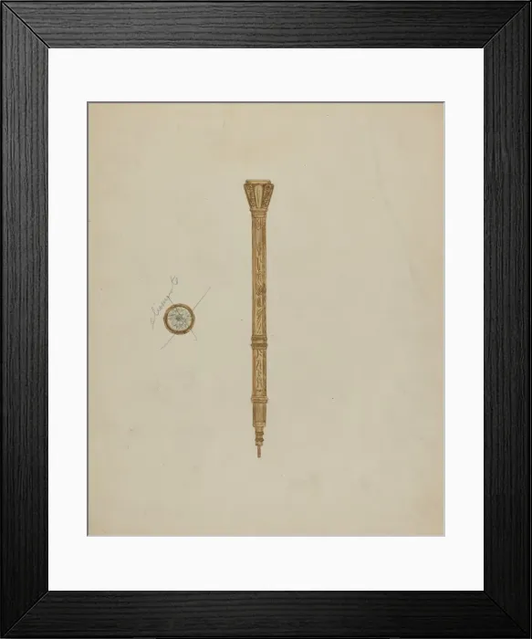 Framed Print : Refillable Pencil, c. 1941. Creator: Mary Fitzgerald Framed Print : Refillable Pencil, c. 1941. Creator: Mary Fitzgerald