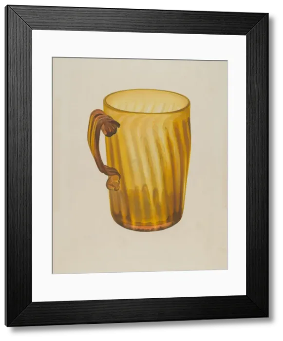 Framed Print : Mug, c. 1940. Creator: Isidore Steinberg Framed Print : Mug, c. 1940. Creator: Isidore Steinberg