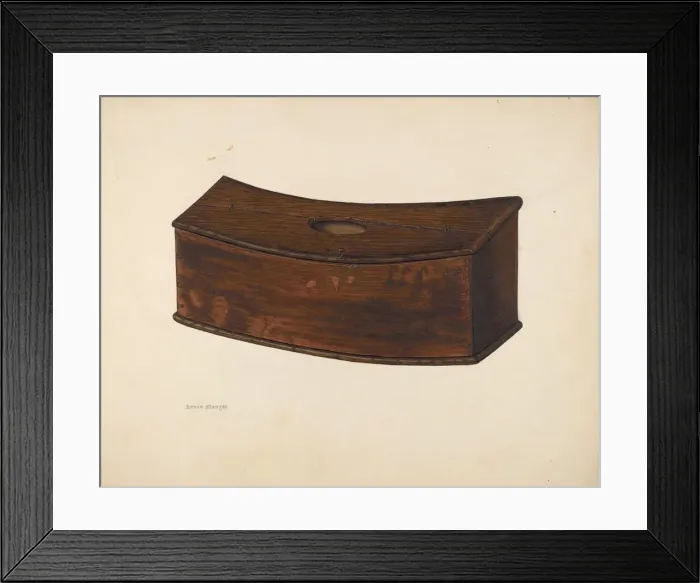 Framed Print : Wooden Cutlery Box, c. 1942. Creator: Erwin Stenzel Framed Print : Wooden Cutlery Box, c. 1942. Creator: Erwin Stenzel