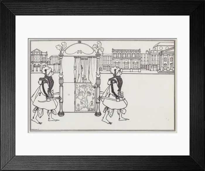 Framed Print : Frontispiece for Juvenal, 1894. Creator: Aubrey Beardsley Framed Print : Frontispiece for Juvenal, 1894. Creator: Aubrey Beardsley