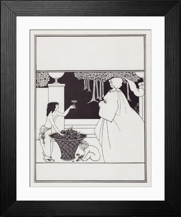 Framed Print : Cover Design for The Yellow Book, Vol IV, 1894. Creator: Aubrey Beardsley Framed Print : Cover Design for The Yellow Book, Vol IV, 1894. Creator: Aubrey Beardsley