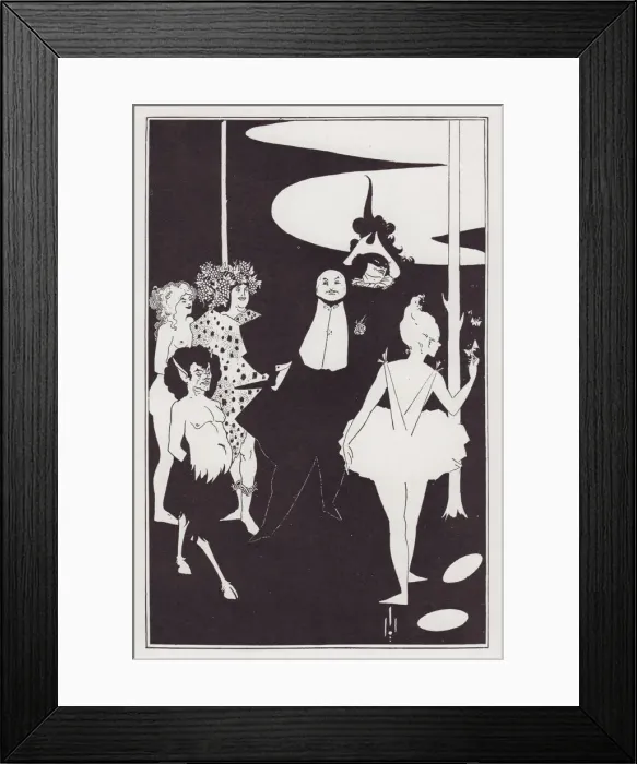 Framed Print : Frontispiece to Plays'by John Davidson, 1893. Creator: Aubrey Beardsley Framed Print : Frontispiece to Plays'by John Davidson, 1893. Creator: Aubrey Beardsley