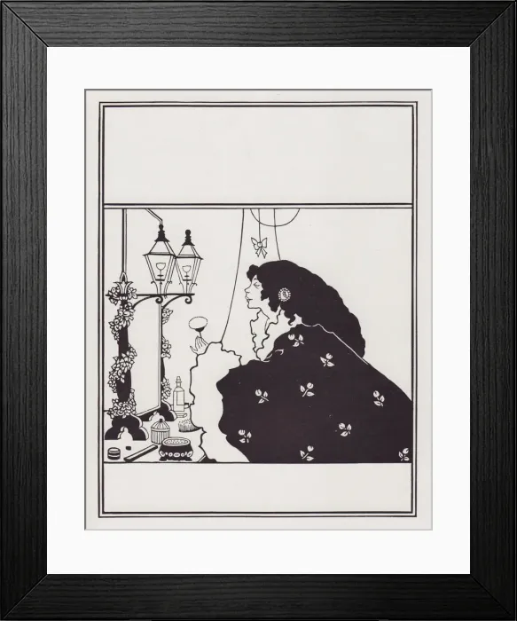 Framed Print : Cover Design for The Yellow Book, Vol III, 1894. Creator: Aubrey Beardsley Framed Print : Cover Design for The Yellow Book, Vol III, 1894. Creator: Aubrey Beardsley