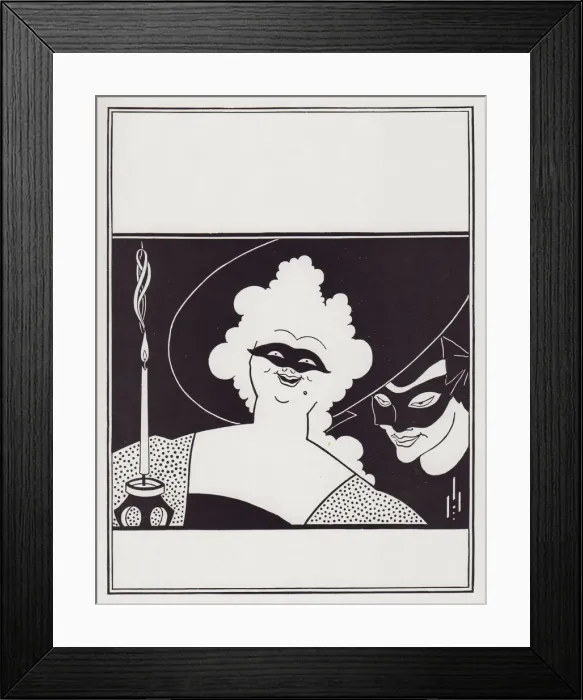 Framed Print : Cover Design for The Yellow Book, Vol I, 1894. Creator: Aubrey Beardsley Framed Print : Cover Design for The Yellow Book, Vol I, 1894. Creator: Aubrey Beardsley