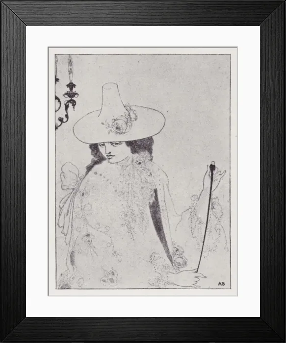 Framed Print : D Albert, 1897. Creator: Aubrey Beardsley Framed Print : D Albert, 1897. Creator: Aubrey Beardsley